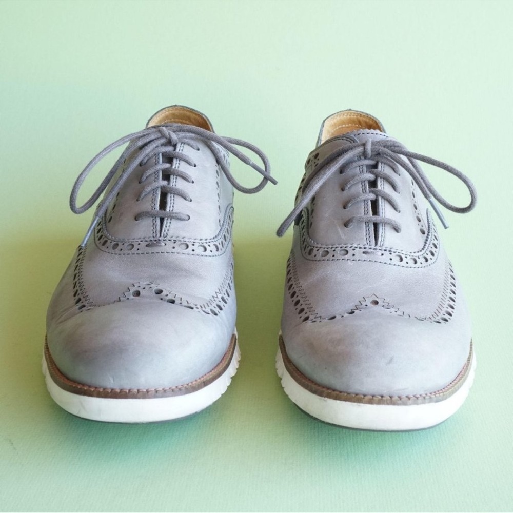 Cole Haan Zerogrand Mens Wingtip Oxford Shoe 12 - Picture 2 of 5